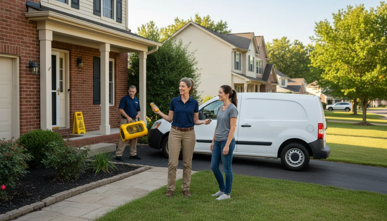 Residential water damage restoration in Lindenhurst, NY